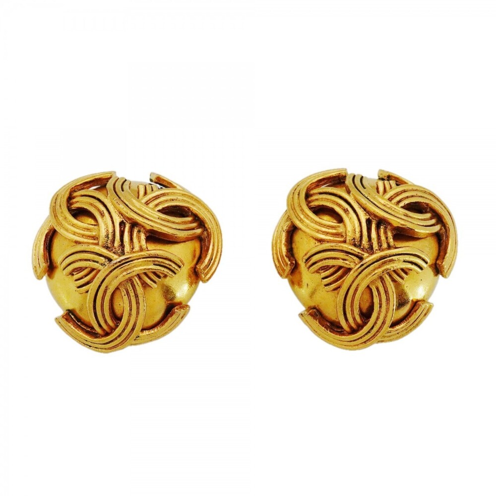 CHANEL Gold Earrings - Picture 1 of 6